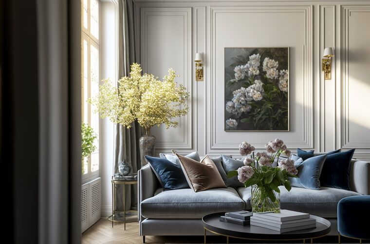 Cursus décoration d'intérieur, projet réalisé en formation