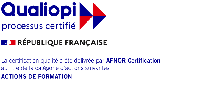 Qualiopi processus certifie, actions de formation