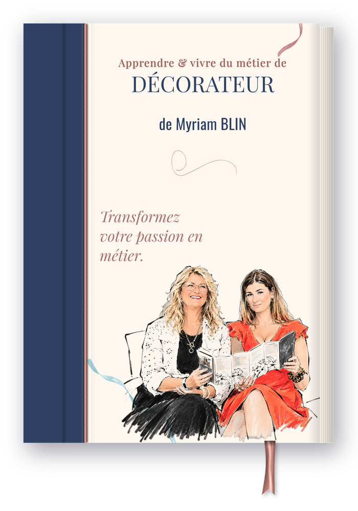 Livre Apprendre et vivre du métier de décorateur de Myriam Blin, offert