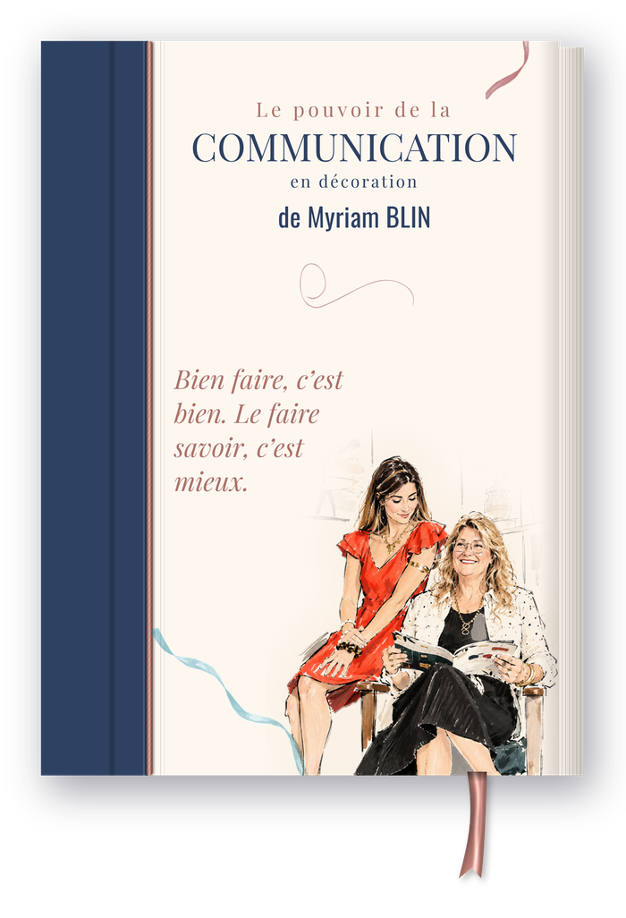 Livre Le pouvoir de la communication en décoration de Myriam Blin