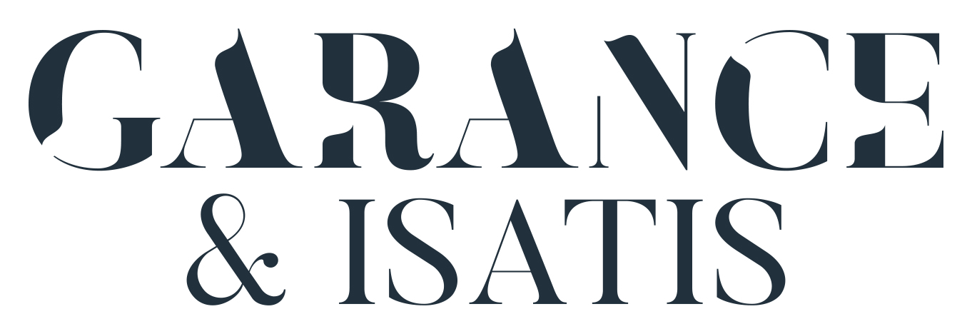 Logo de Maison Garance & Isatis, dessiné par un graphiste